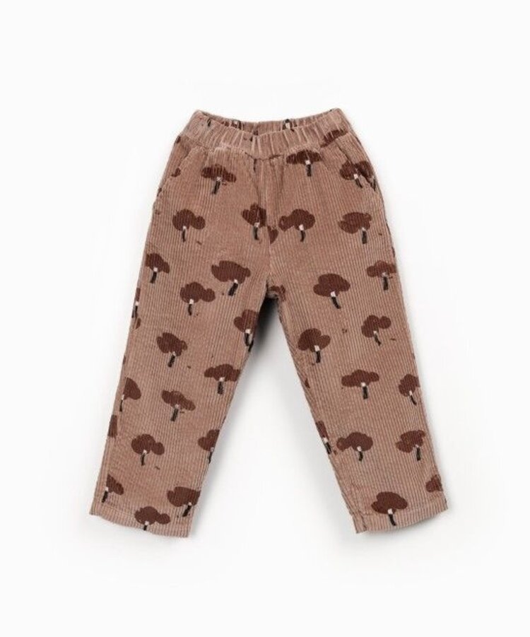 Play Up Printed Corduroy Trousers - Drawing