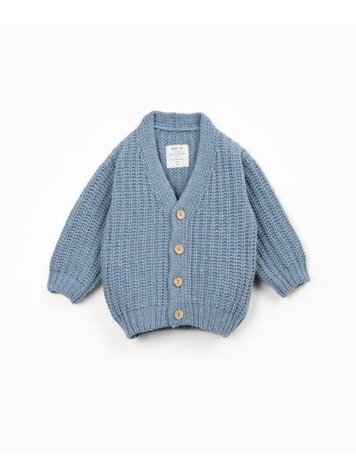 Play Up Knitted Cardigan - Cyantope