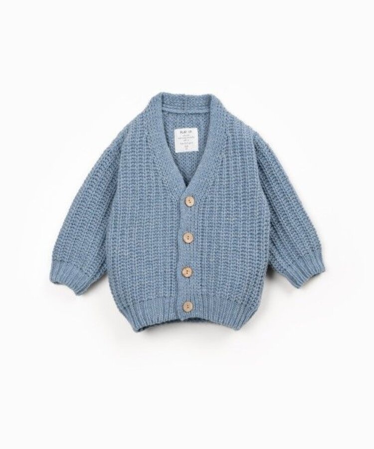 Play Up Knitted Cardigan - Cyantope
