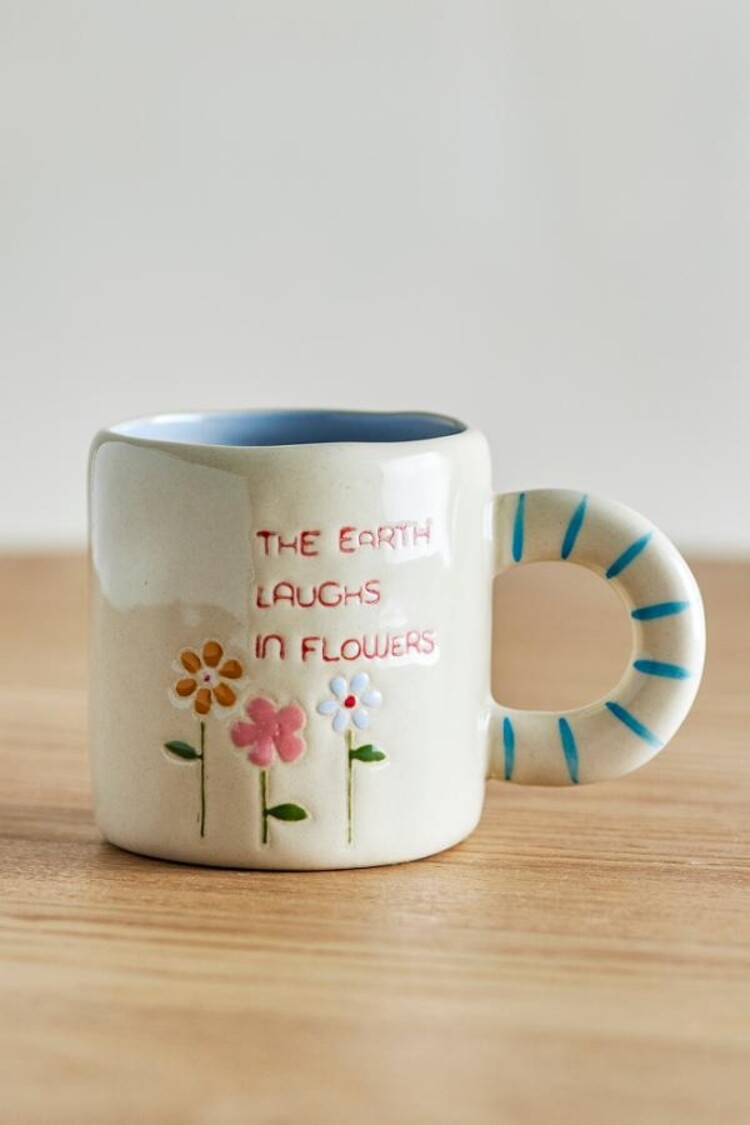 Cloudy Cup, Nature, Stoneware FLOWER