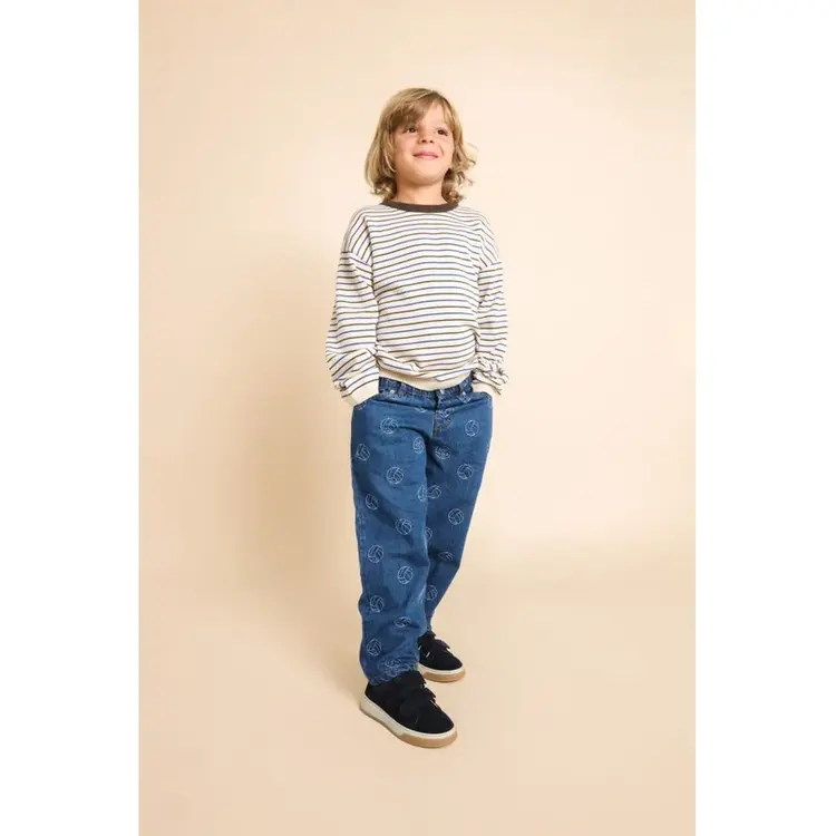 Flöss Carl Jeans - Dark Blue Football