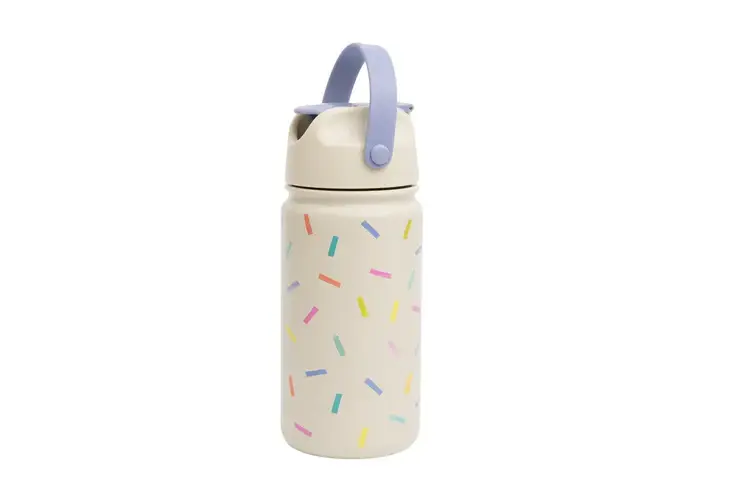 Cotton Cloud Roestvrijstalen Drinkfles - Confetti