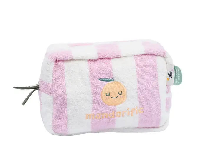 Cotton Cloud Toiletry Bag - Mandy Mandarine