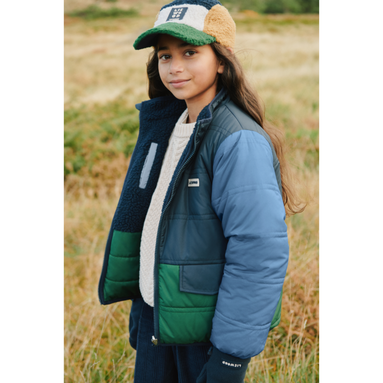 Liewood Franka Reversible Jacket - Classic Navy Multi Mix