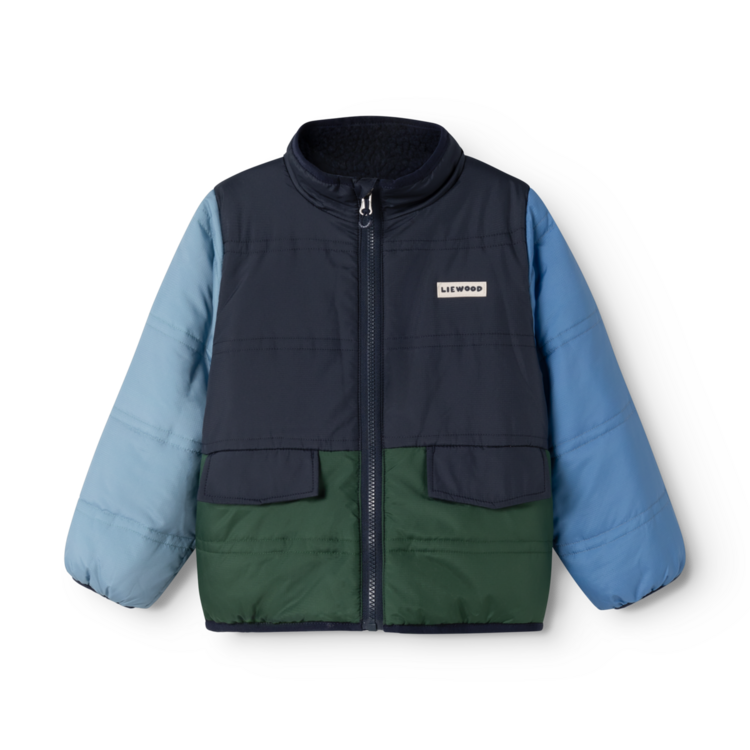 Liewood Franka Reversible Jacket - Classic Navy Multi Mix