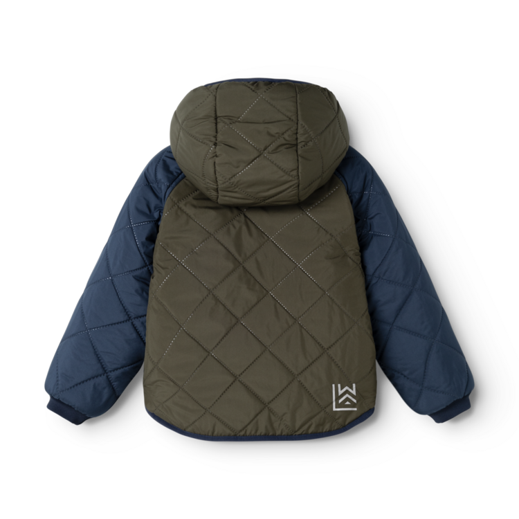Liewood Jackson Reversible Jacket - Army Brown/Classic Navy