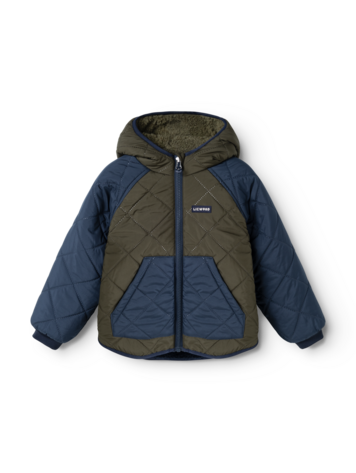 Liewood Jackson Reversible Jacket - Army Brown/Classic Navy