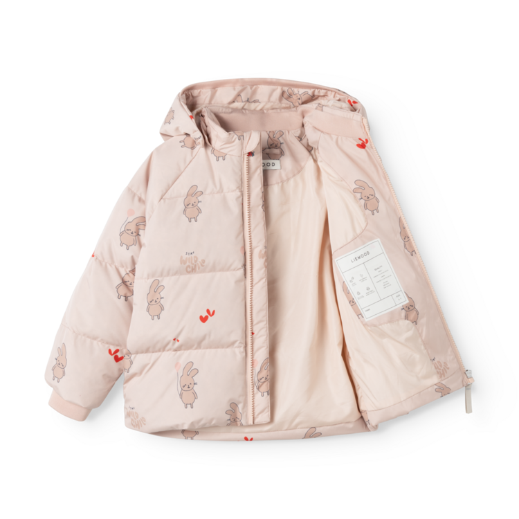 Liewood Polle Down Puffer Jacket - Wild Child/Rosey