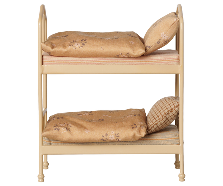Maileg Bunk bed, Mouse - Wheat
