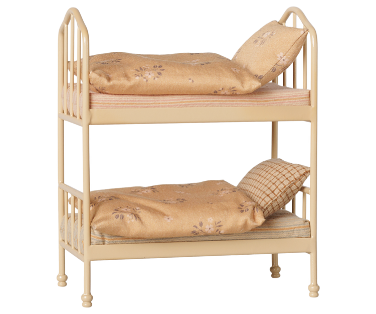 Maileg Bunk bed, Mouse - Wheat