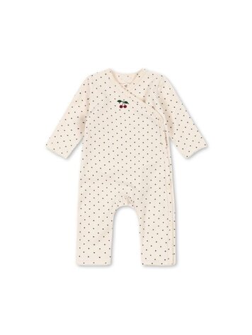 Konges Sløjd Basic Newborn Onesie - Blue Dot