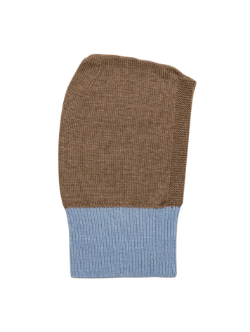 Hvid Balaclava Eddy - Light Blue/Mocha