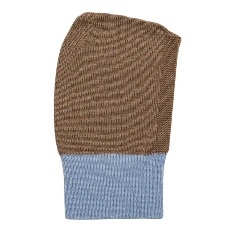 Hvid Balaclava Eddy - Light Blue/Mocha