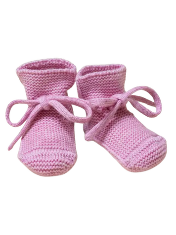 Hvid Booties - Cotton Candy