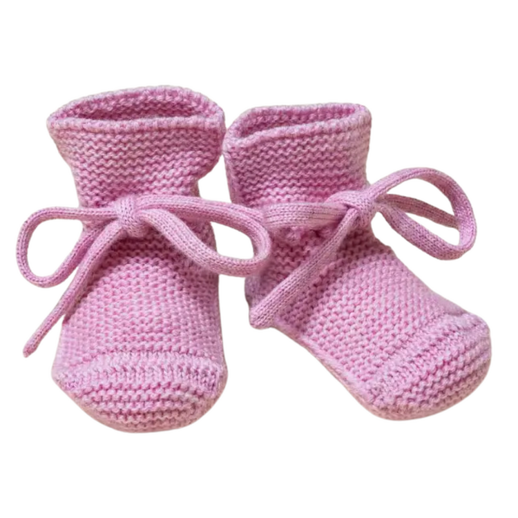 Hvid Booties - Cotton Candy