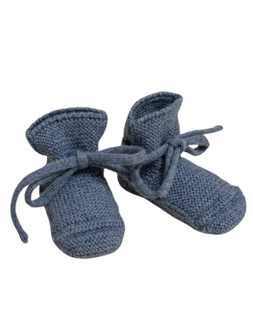 Hvid Booties - Denim
