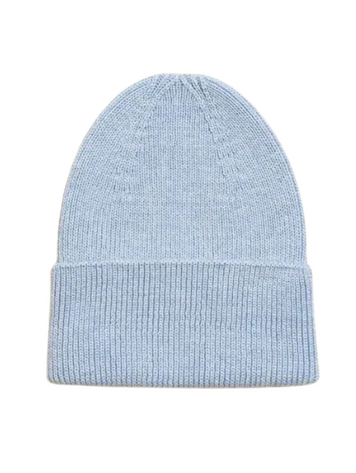 Hvid Beanie Fonzie - Sky