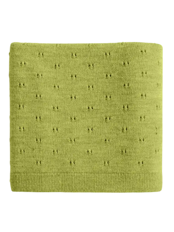 Hvid Blanket Bibi - Lime Pop