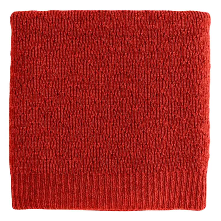 Hvid Blanket Dora - Red