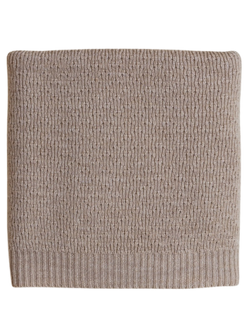 Hvid Blanket Dora - Sand