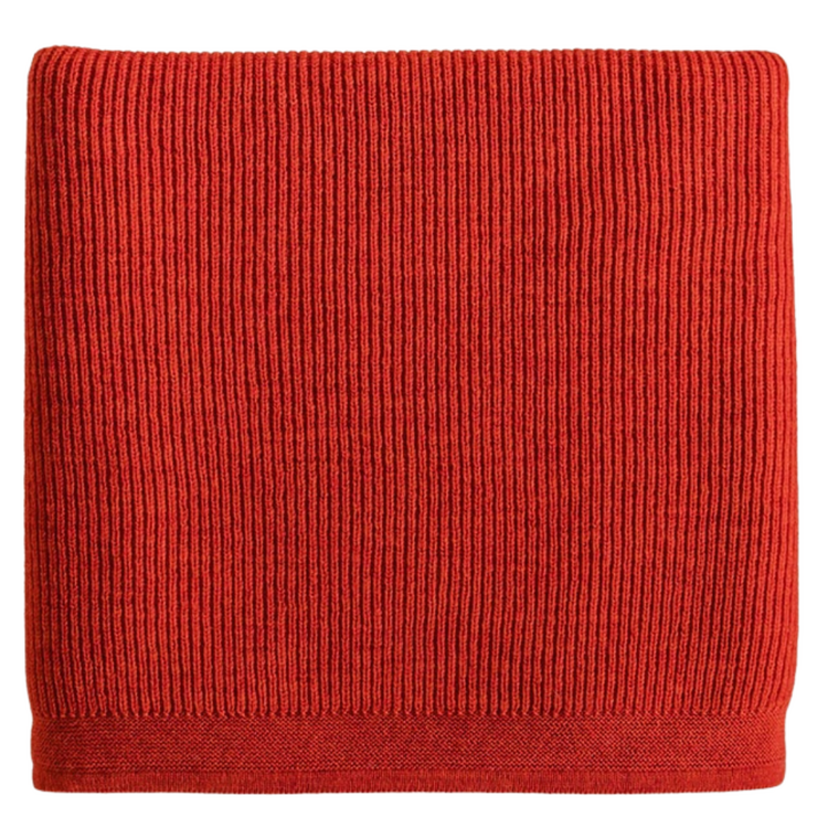 Hvid Blanket Felix - Red