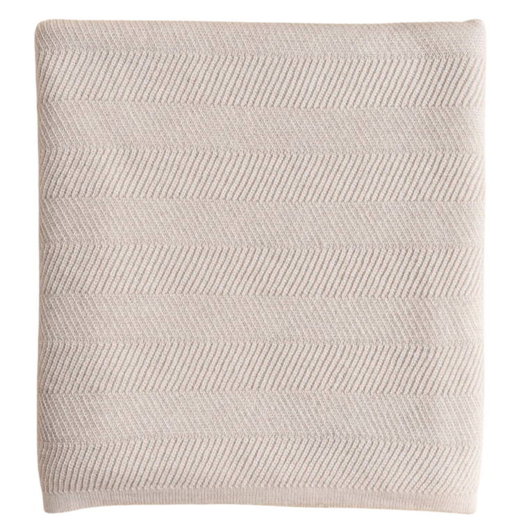 Hvid Blanket Freddie - Cream