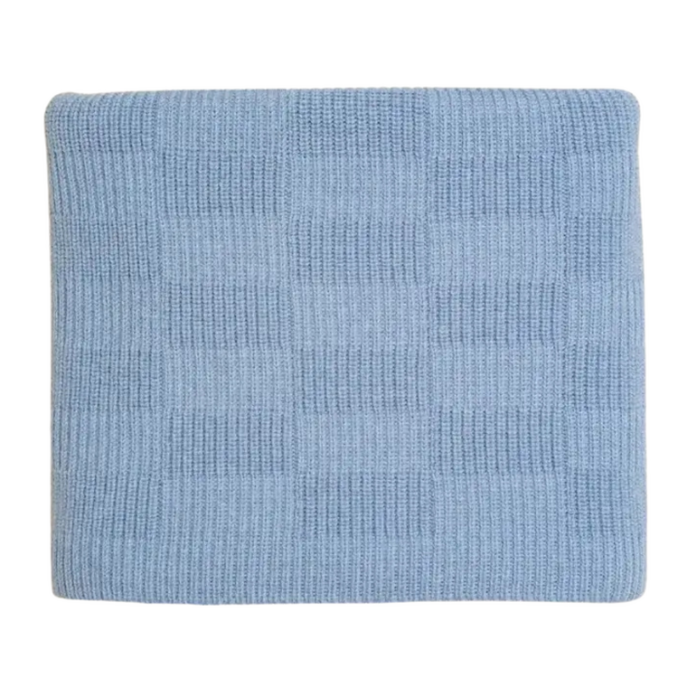 Hvid Blanket Ivy - Light Blue