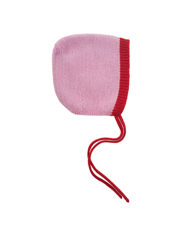 Hvid Bonnet Dolly - Cotton Candy/Red
