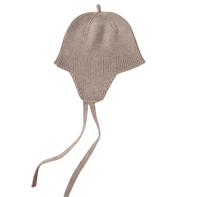 Hvid Bonnet Kota - Sand