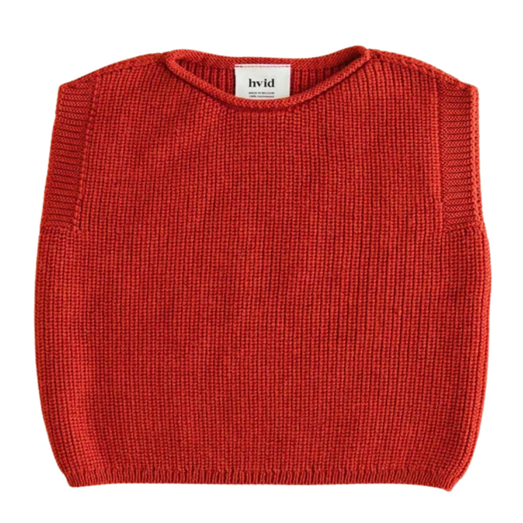 Hvid Debardeur Harvey - Red