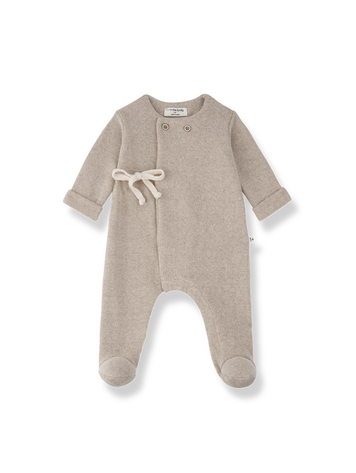 1+ in the family Havre Jumpsuit w/Feet - Beige