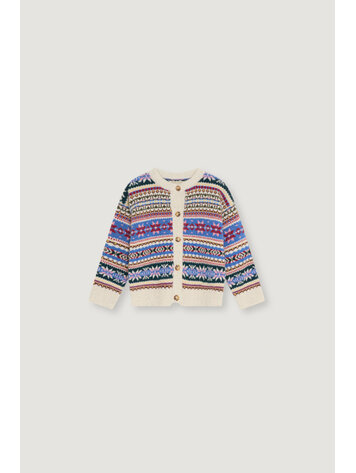 The New Society Caia Cardigan - Caia Jacquard