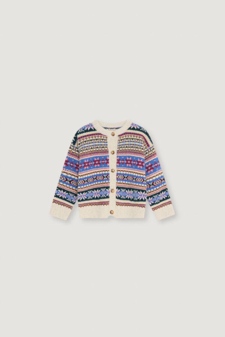 The New Society Caia Cardigan - Caia Jacquard