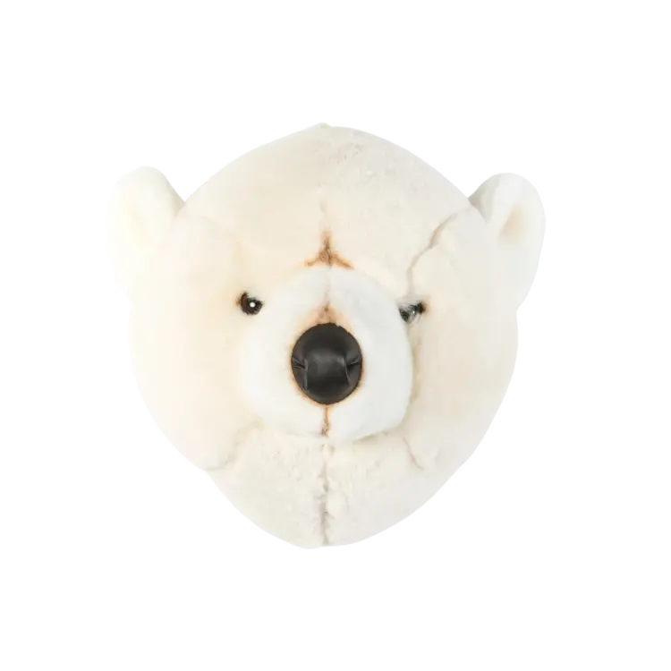 Wild & Soft Dierenhoofd - Ijsbeer Basile