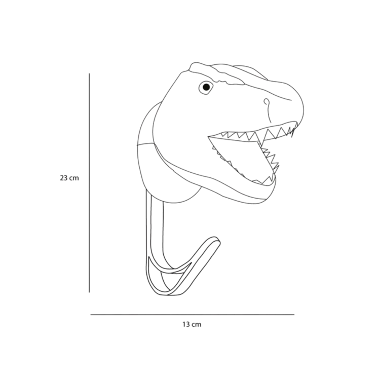 Wild & Soft Kapstok - T-rex