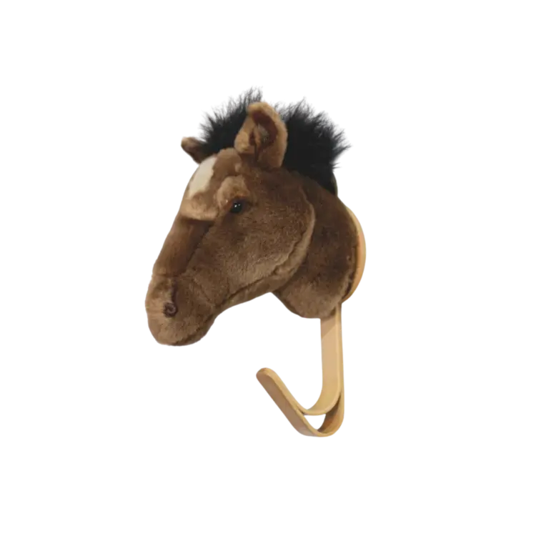 Wild & Soft Coat Hook - Brown Horse