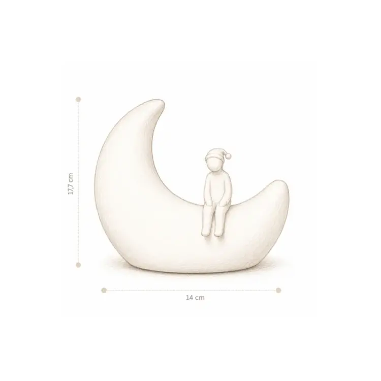Cam Cam Copenhagen Moon Nachtlampje - Off-White