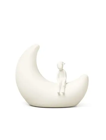 Cam Cam Copenhagen Moon Nachtlampje - Off-White