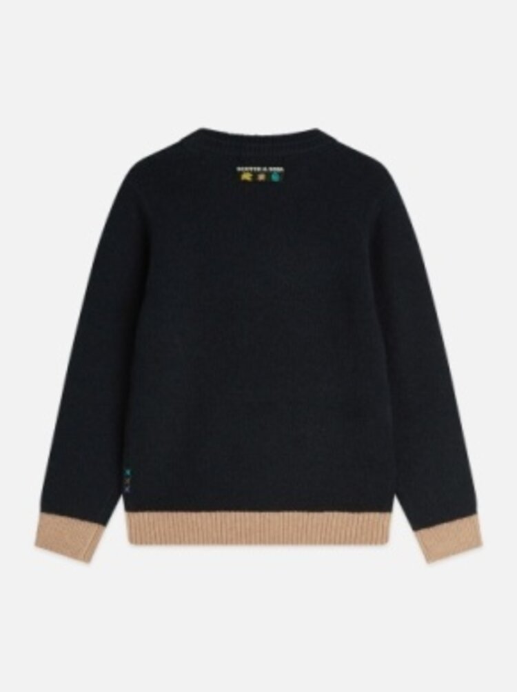 Scotch & Soda Soft Knit Regularfit Pullover - Sky Captain