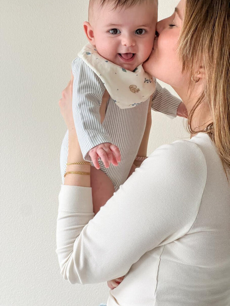 Cam Cam Copenhagen Bandana Bibs 2-Pack - Blueberries