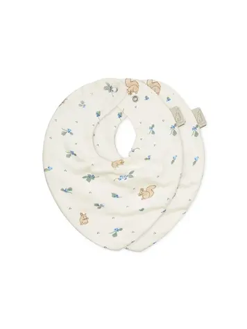 Cam Cam Copenhagen Bandana Slabbetjes 2-Pack - Blueberries