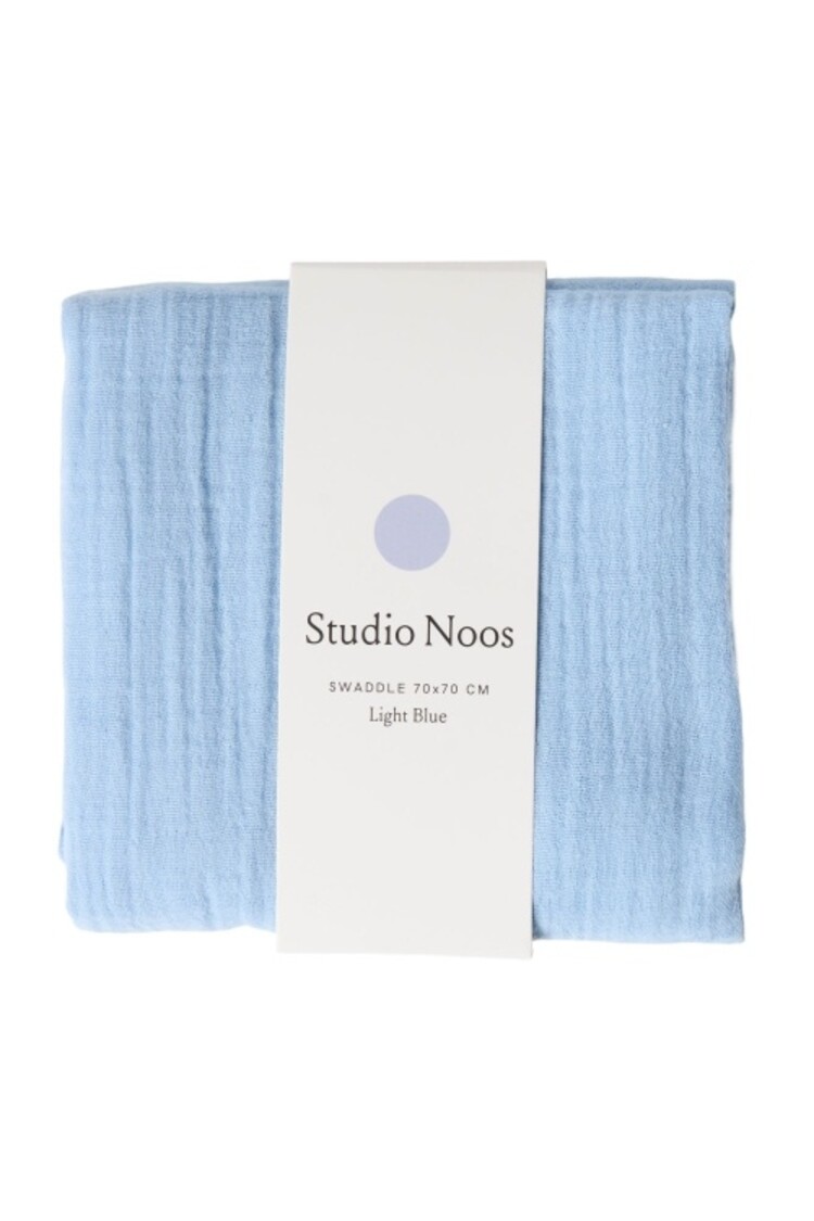 Studio Noos Swaddle Uni Medium - Light Blue