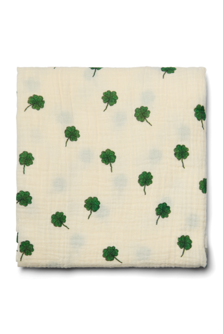 Studio Noos Swaddle Print Large - White Clover