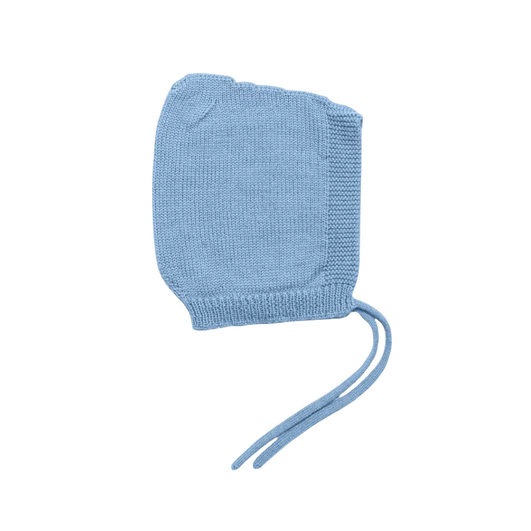 Hvid Pixie Bonnet Isidor - Light Blue