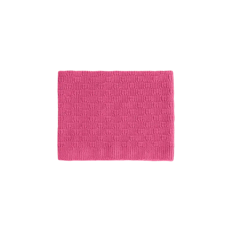 Hvid Sjaal Gigi - Fuchsia