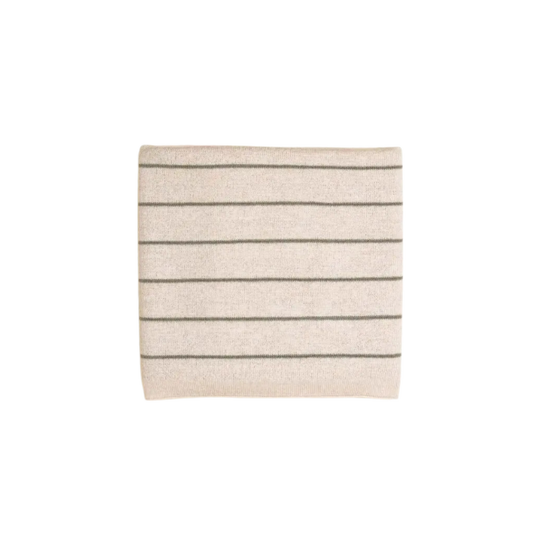 Hvid Blanket Harry - Cream/Artichoke