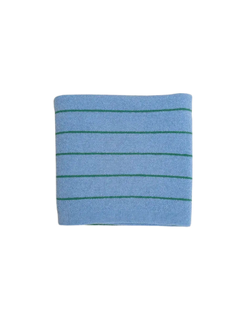 Hvid Dekentje Harry - Light blue/Grass