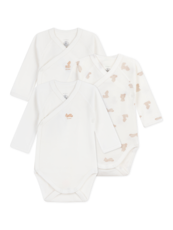 Petit Bateau 3 Bodies NAISS ML