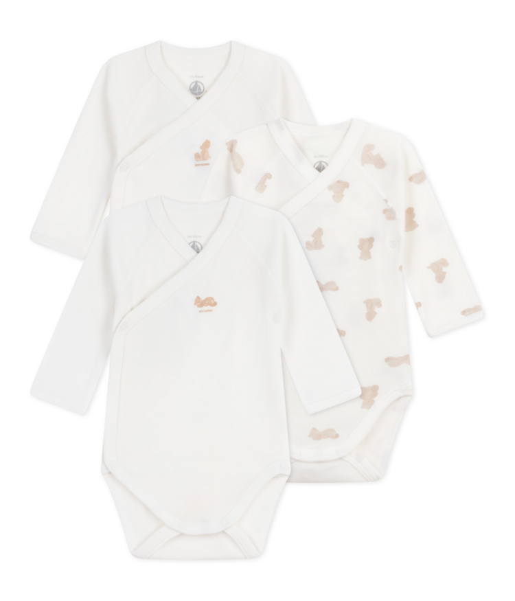 Petit Bateau 3 Bodies NAISS ML