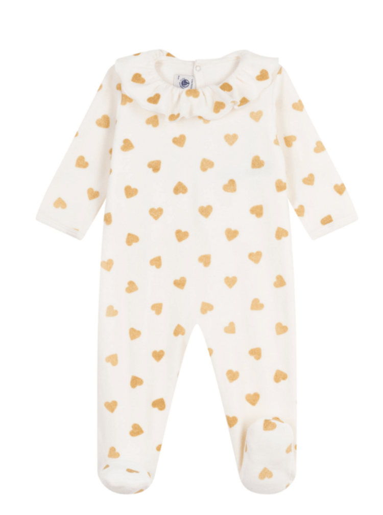 Petit Bateau Dors Bien Pont Dos - Milk/Dore